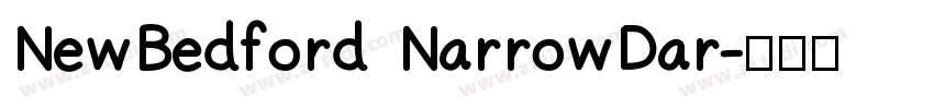 NewBedford NarrowDar字体转换